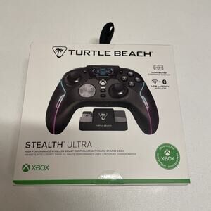NEW Turtle Beach Stealth Ultra Wireless Xbox Controller Black, Rapid Charge Dock